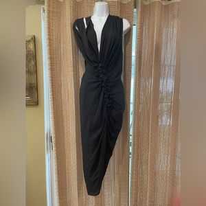 3.1 Phillip Lim black asymmetrical dress